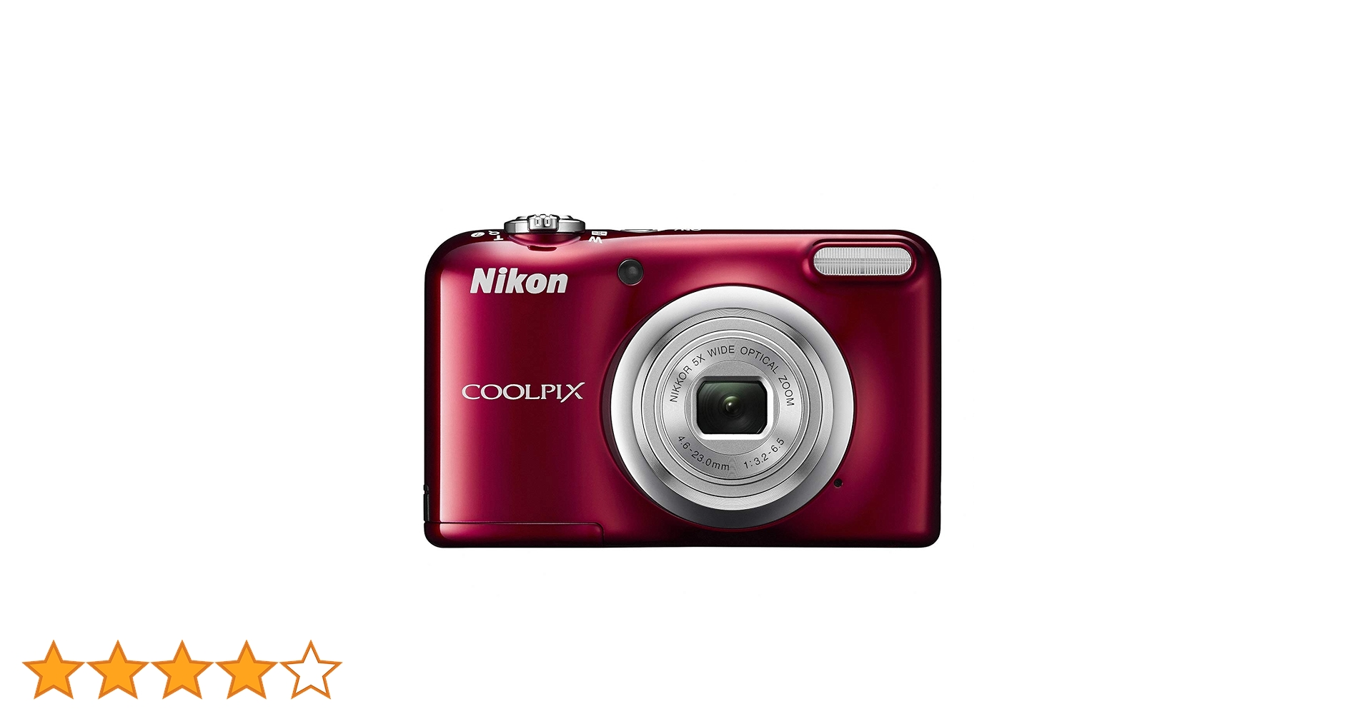 Amazon | Nikon デジタルカメラ COOLPIX A10 レッド 光学5倍ズーム